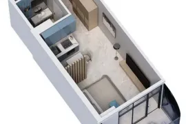 იყიდება ბინა, 1 ოთახიანი, ახალი აშენებული, ბათუმი, ხიმშიაშვილის უბანი