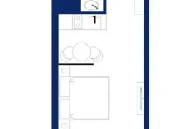 იყიდება ბინა, 1 ოთახიანი, ახალი აშენებული, ბათუმი, ხიმშიაშვილის უბანი