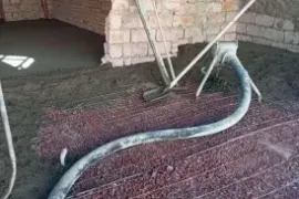 იატაკის მოჭიმვა სტიაშკის დასხმა