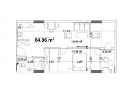 Apartment for sale, 3 Room, New building, Batumi, Airport District