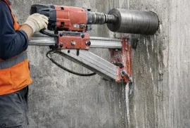 რკინა-ბეტონის ჭრა