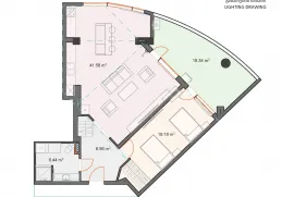 Apartment for sale, 2 Room, New building, Tbilisi, saburtalo