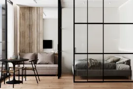 იყიდება ბინა, 1 ოთახიანი, ახალი აშენებული, ბათუმი, ბაგრატიონის უბანი