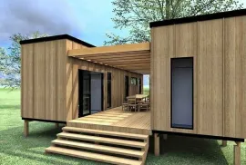 ჯიხურების დრაივების და კოტეჯების წარმოება მონტაჟი