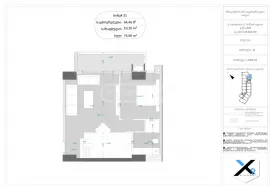 Apartment for sale, 2 Room, Under construction, Tbilisi, Didube