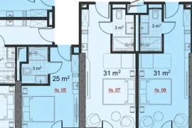 იყიდება ბინა, 1 ოთახიანი, ახალი აშენებული, ბათუმი