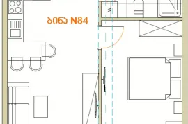 Продается квартира, 2 Kомнатная, В процессе строительства, Тбилиси, Глдани