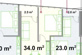 Apartment for sale, 2 Room, New building, Batumi