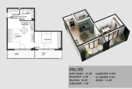 იყიდება ბინა, 2 ოთახიანი, მშენებარე, თბილისი, დიდი დიღომი