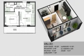 Apartment for sale, 2 Room, Under construction, Tbilisi, Didi digomi