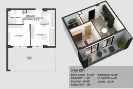 Apartment for sale, 2 Room, Under construction, Tbilisi, Didi digomi