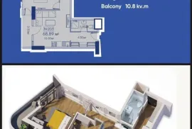 იყიდება ბინა, 3 ოთახიანი, ახალი აშენებული, ბათუმი