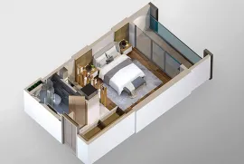 იყიდება ბინა, 1 ოთახიანი, ახალი აშენებული, ბათუმი, აეროპორტის უბანი