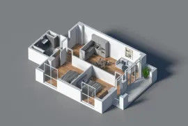 Продается квартира, 3 Kомнатная, В процессе строительства, Тбилиси, Крцаниси