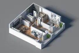 Apartment for sale, 3 Room, Under construction, Tbilisi, Krtsanisi