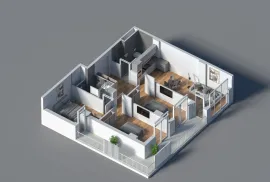 Продается квартира, 3 Kомнатная, В процессе строительства, Тбилиси, Крцаниси