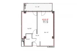 Apartment for sale, 2 Room, Under construction, Tbilisi, Digomi