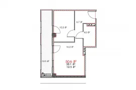 Apartment for sale, 2 Room, Under construction, Tbilisi, Digomi