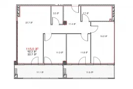Продается квартира, 4 Kомнатная, В процессе строительства, Тбилиси, Дигоми