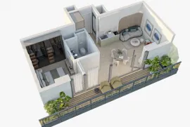 Продается квартира, 2 Kомнатная, В процессе строительства, Кобулетский Район