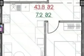 Продается квартира, 2 Kомнатная, Новостройка, Тбилиси, Озеро Лиси