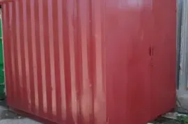 3მ/2.5მ სასაწყობე ჯიხური / რკინის კონტეინერი