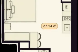 იყიდება ბინა, 1 ოთახიანი, მშენებარე, თბილისი, დიდუბე