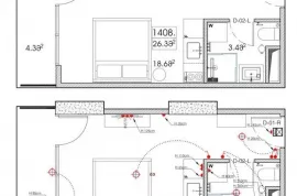 Продается квартира, 1 Kомнатная, Новостройка, Батуми
