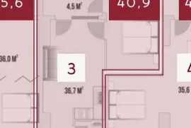 იყიდება ბინა, 1 ოთახიანი, ახალი აშენებული, ბათუმი