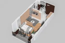 იყიდება ბინა, 1 ოთახიანი, ახალი აშენებული, ბათუმი