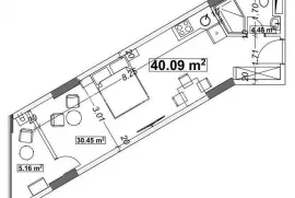 იყიდება ბინა, 1 ოთახიანი, ახალი აშენებული, ბათუმი, ადლია