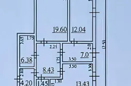 იყიდება ბინა, 4 ოთახიანი, ახალი აშენებული, ბათუმი, აღმაშენებლის უბანი