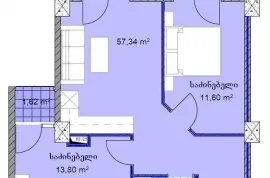 იყიდება ბინა, 3 ოთახიანი, ახალი აშენებული, თბილისი, ბაგები