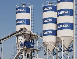  ბეტონის ქარხანა 90 მ³/სთ | იტალიური TWINSHAFT მიქსერით | ახალი