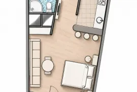 Apartment for sale, 1 Room, New building, Batumi, Khimshiashvili District