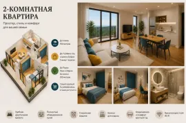 Apartment for sale, 3 Room, New building, Batumi, Airport District