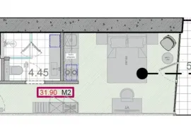 Apartment for sale, 1 Room, New building, Batumi, Rustaveli District