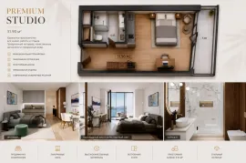Apartment for sale, 1 Room, New building, Batumi, Rustaveli District