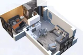 Apartment for sale, 2 Room, New building, Tbilisi, Ortachala