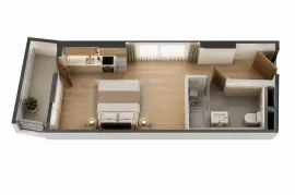 Продается квартира, 1 Kомнатная, Новостройка, Батуми, Адлия
