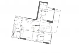 Продается квартира, 3 Kомнатная, Новостройка, Батуми, Адлия