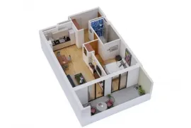 Apartment for sale, 2 Room, New building, Tbilisi, saburtalo