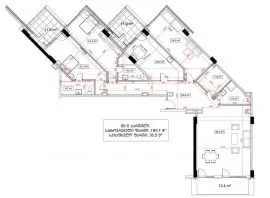 Продается квартира, 4 Kомнатная, Новостройка, Тбилиси, vake