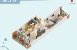 Apartment for sale, 3 Room, New building, Tbilisi, Vashlijvari