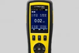 Trotec PC 220 – ნაწილაკების მრიცხველი მტვრის გაზომვა კალიბრაცია კალიბრაციის