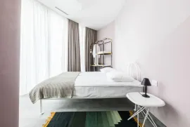 For Rent, 3 Room, New building, Tbilisi, saburtalo