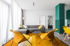 For Rent, 3 Room, New building, Tbilisi, saburtalo