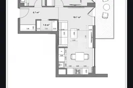 Apartment for sale, 2 Room, New building, Tbilisi, Digomi