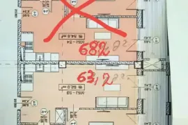 Apartment for sale, 3 Room, Under construction, Kutaisi, Ninotsminda