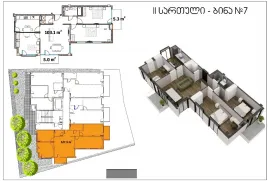 იყიდება ბინა, 4 ოთახიანი, მშენებარე, თბილისი, ორთაჭალა
